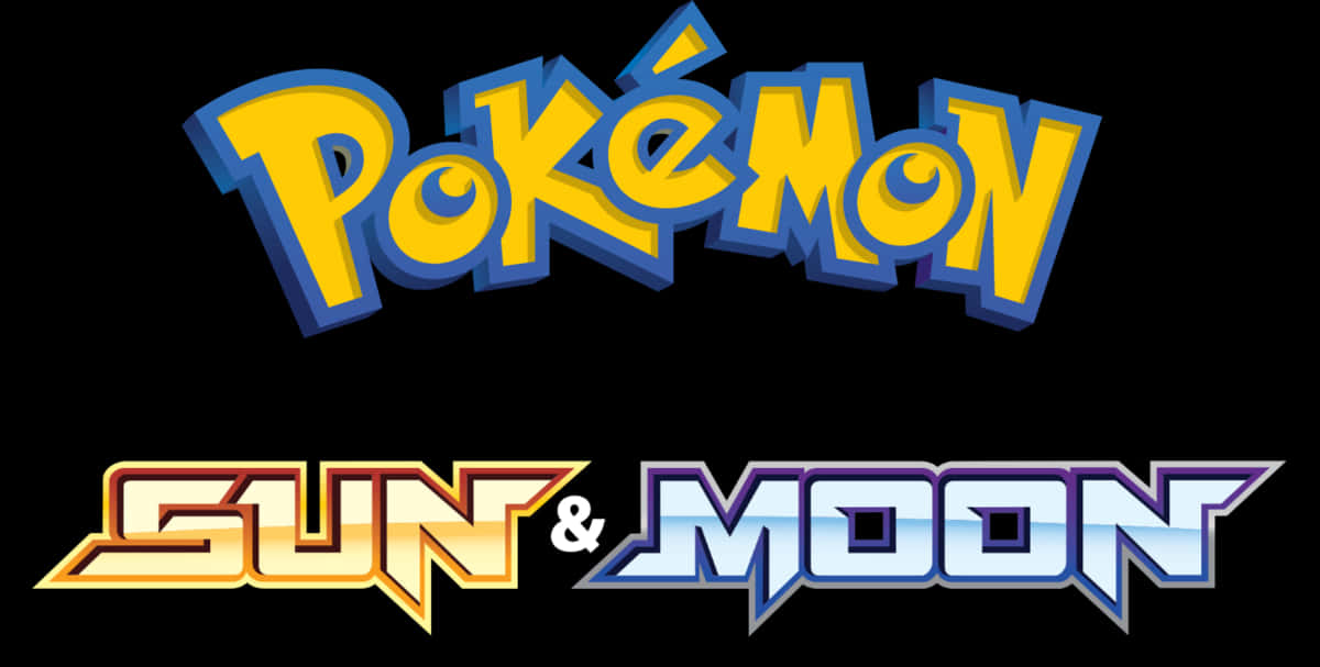 Pokemon Sun and Moon, yellow, blue, SD Desktop Wallpaper