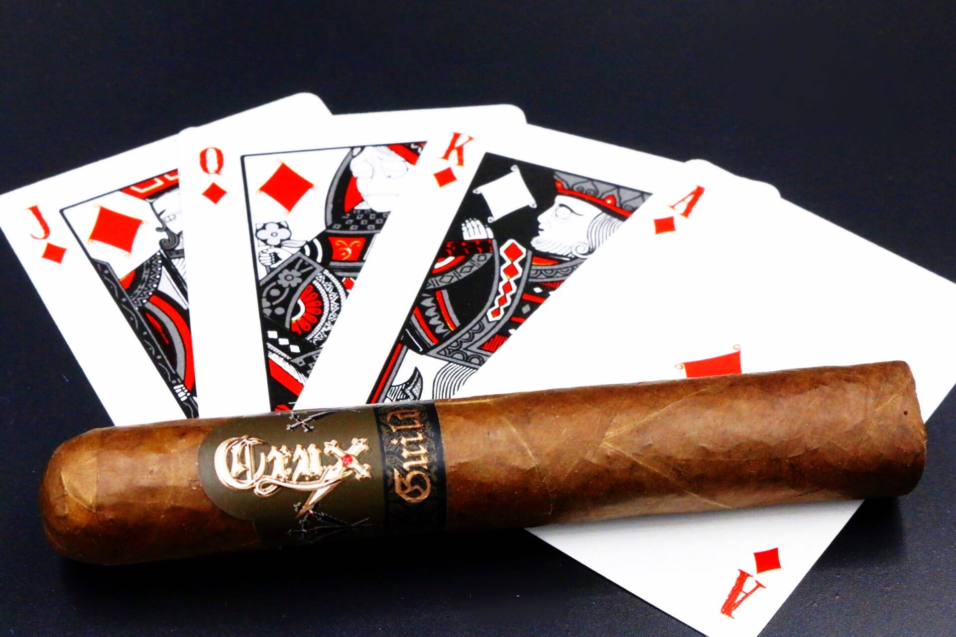 cigar, poker, royal diamond playing cards, Full HD Desktop Wallpaper