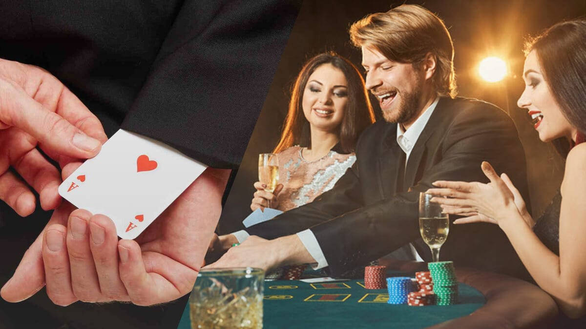 ace of hearts, champagne, casino table, SD Desktop Wallpaper