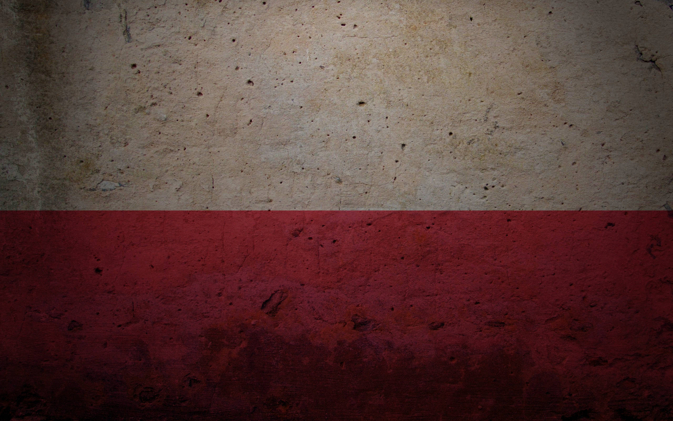 Poland flag, faded white, deep red, 2K Desktop Wallpaper