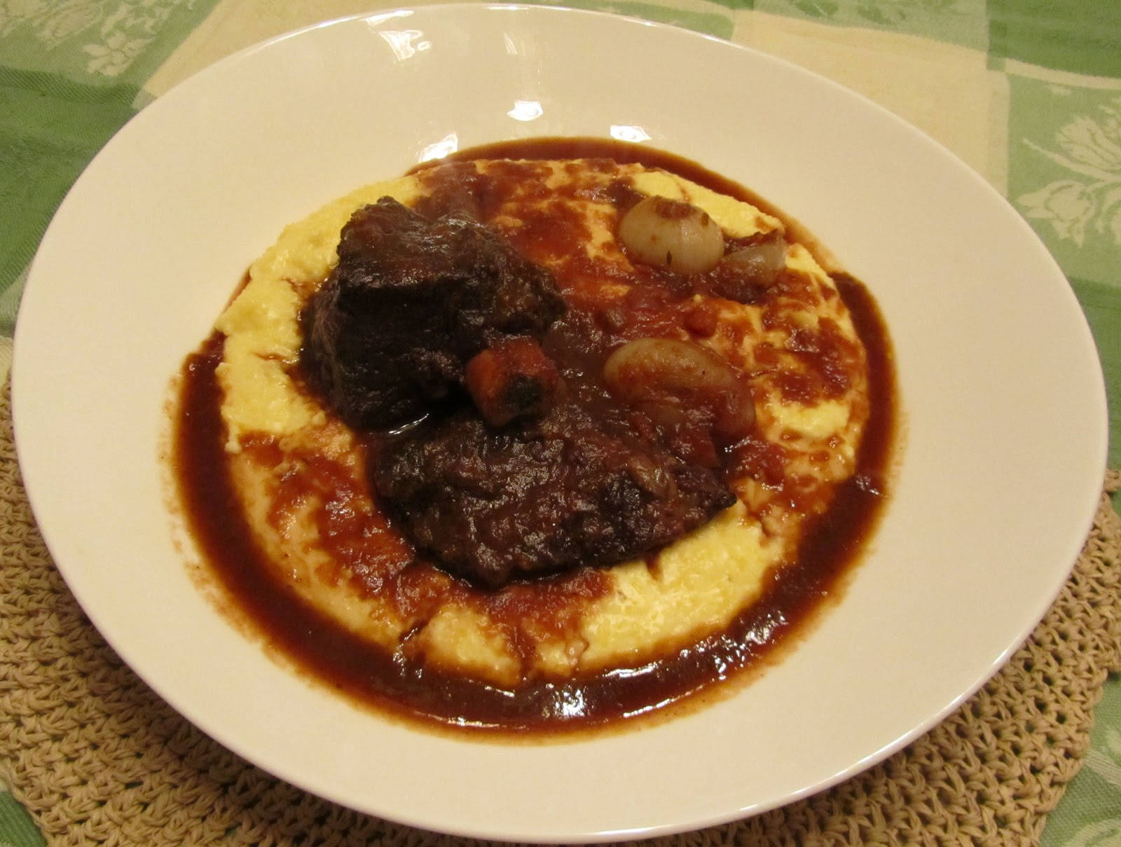 Osso Buco, polenta, creamy polenta, HD Desktop Wallpaper