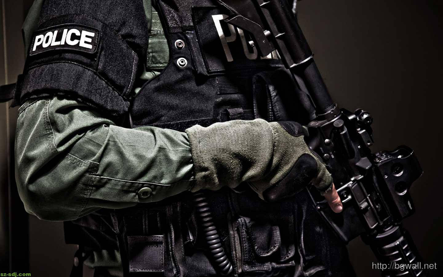 police vest, gun, tactical gear, HD Desktop Wallpaper