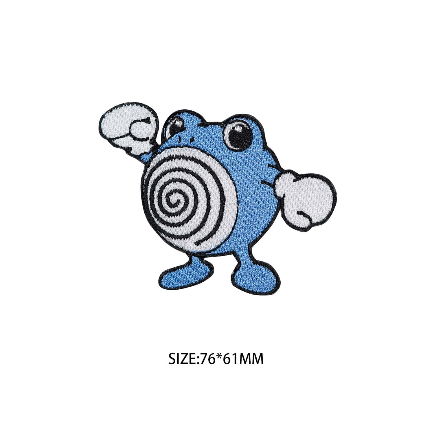 Poliwhirl, blue, embroidered, HD Desktop Wallpaper