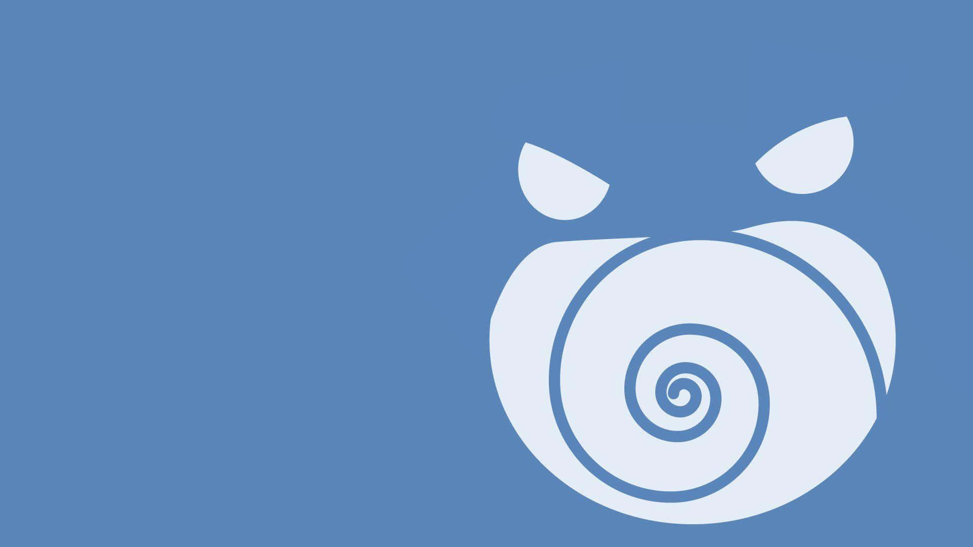 Poliwrath, white spiral icon, small ears, Full HD Desktop Wallpaper