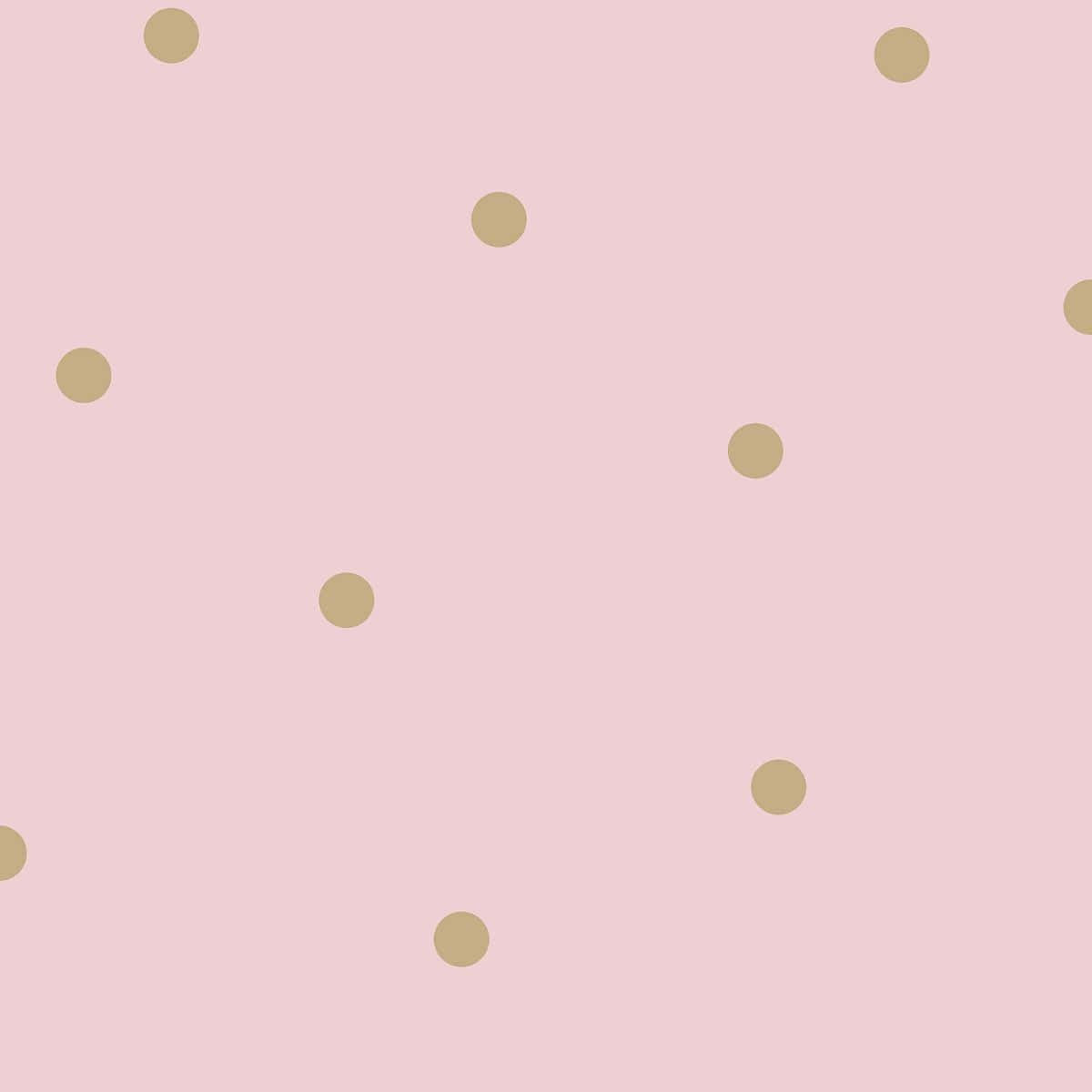pink polka dot, soft pink background, muted gold circles, SD Desktop Wallpaper