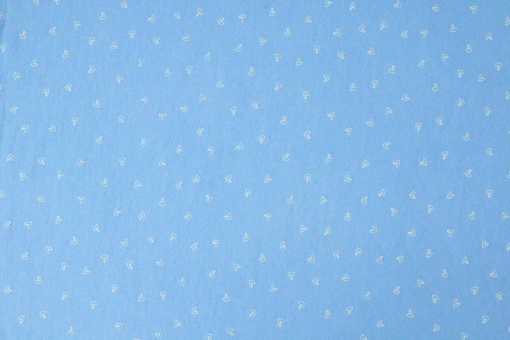 polka dot, hearts, blue, SD Desktop Wallpaper
