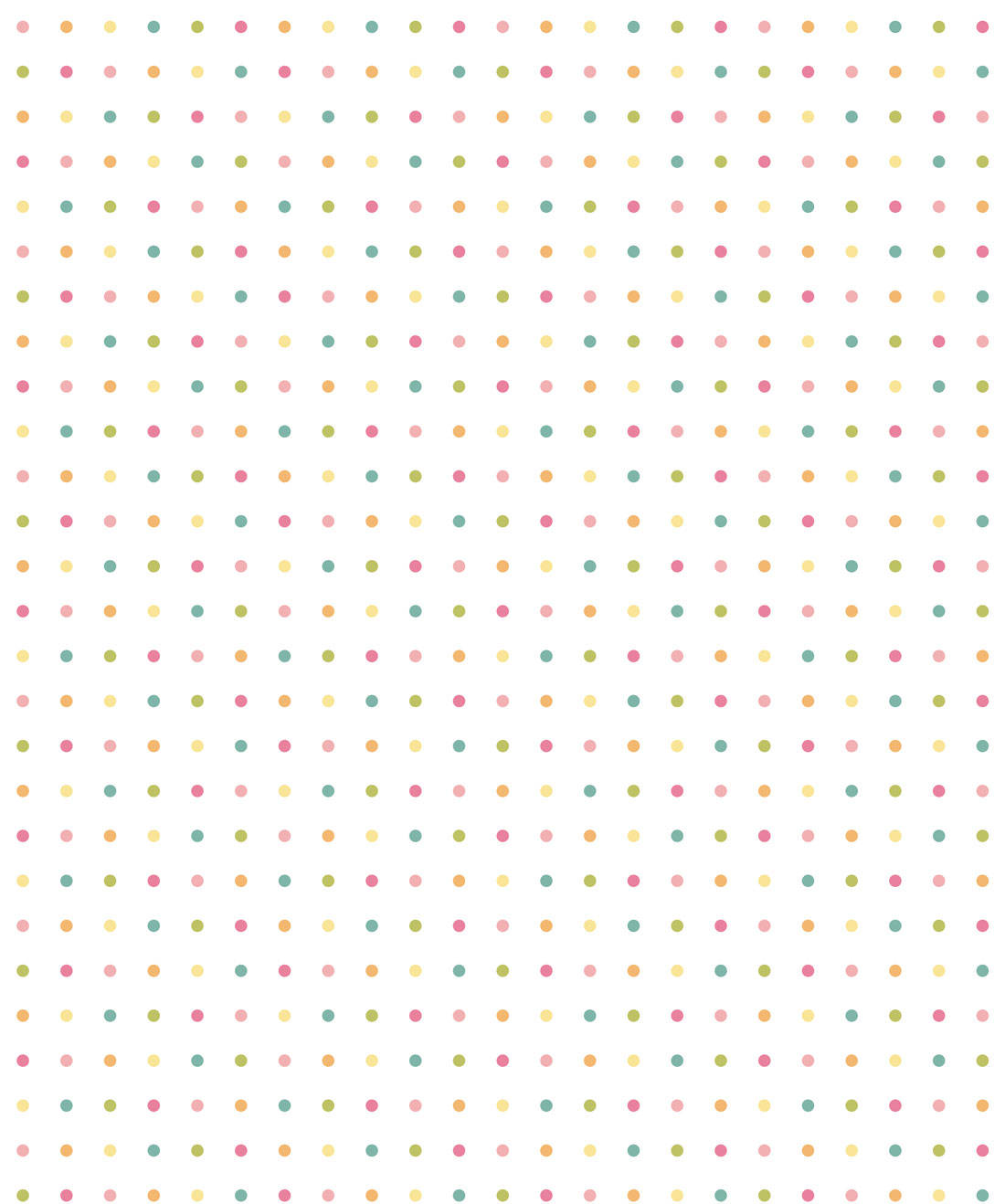 pastel-colored polka dots, neat rows, white background, HD Phone Wallpaper