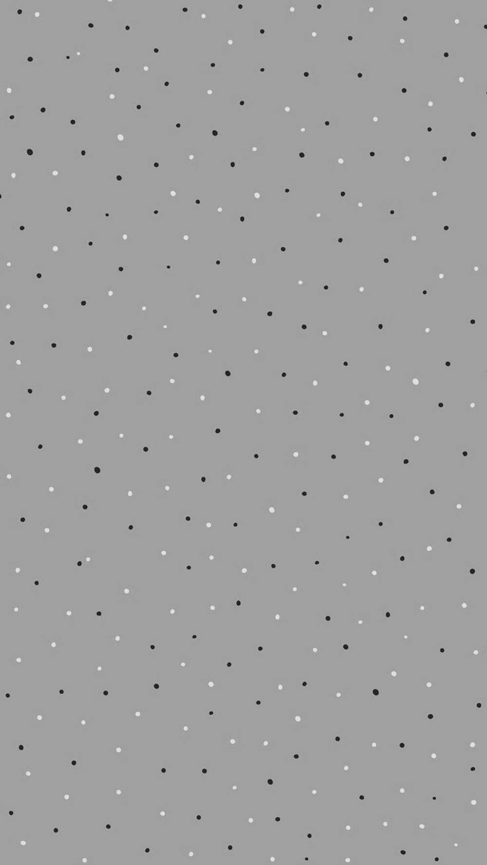 grey iPhone, polka dot pattern, black and white dots, HD Phone Wallpaper