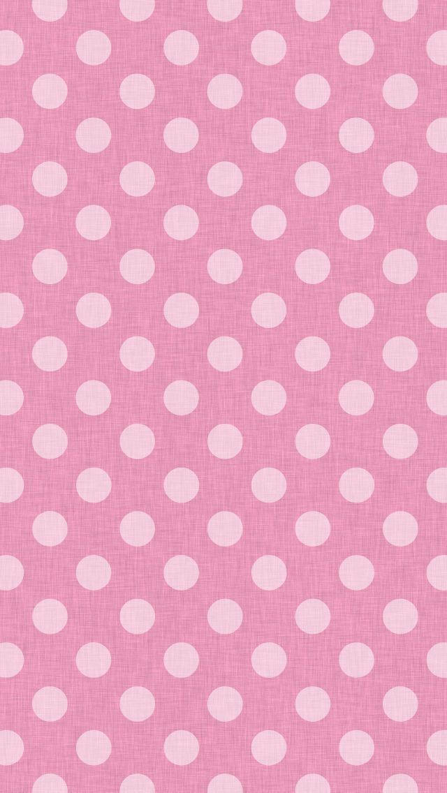 pink textured polka dots, soft pink fabric background, light pink polka dots, SD Phone Wallpaper