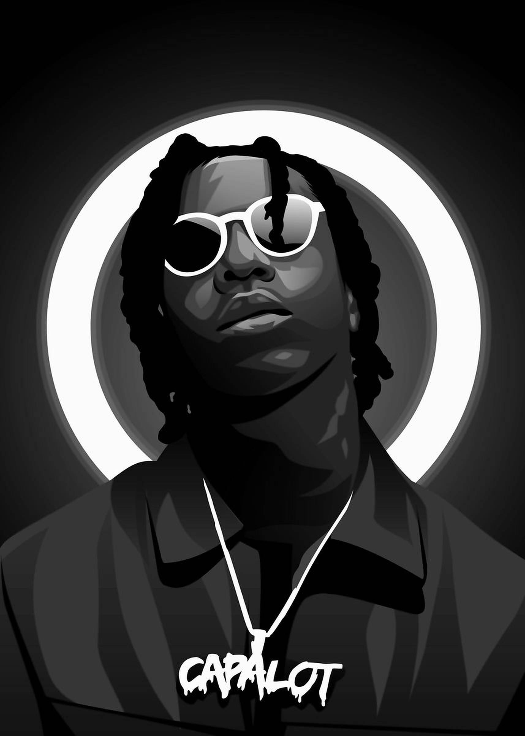 Polo G, dreadlocks, sunglasses, Full HD Phone Wallpaper