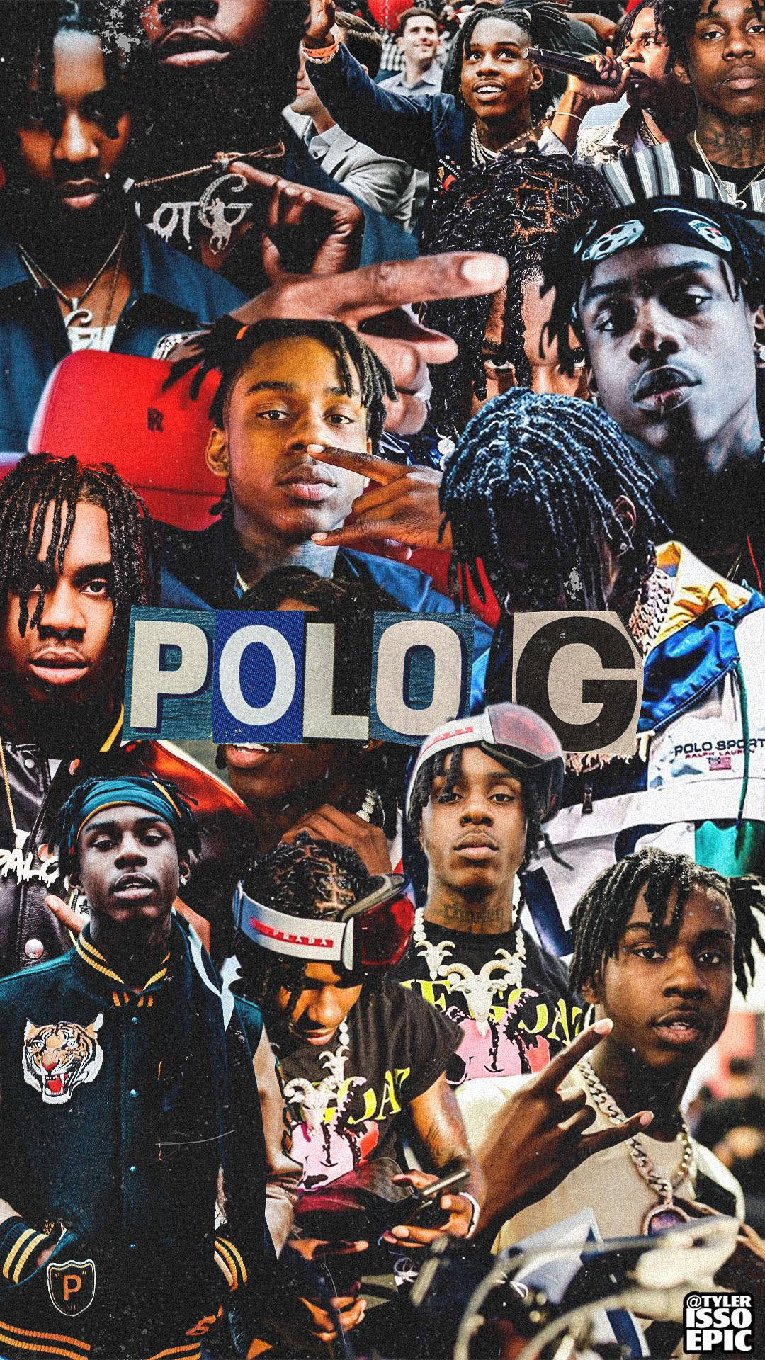 Polo G, collage, rapper, Full HD Phone Wallpaper