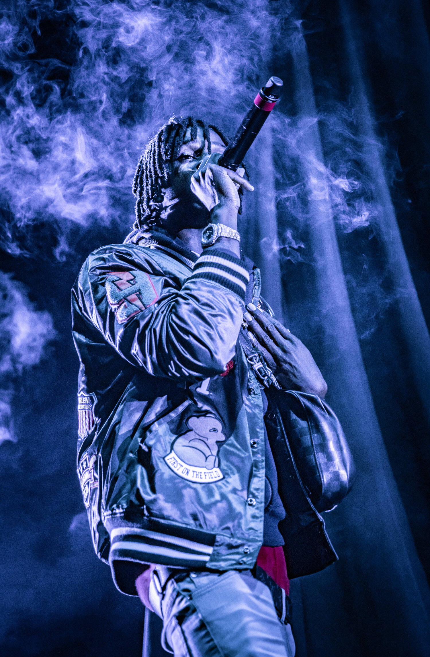 Polo G, concert, dreadlocks, Full HD Phone Wallpaper