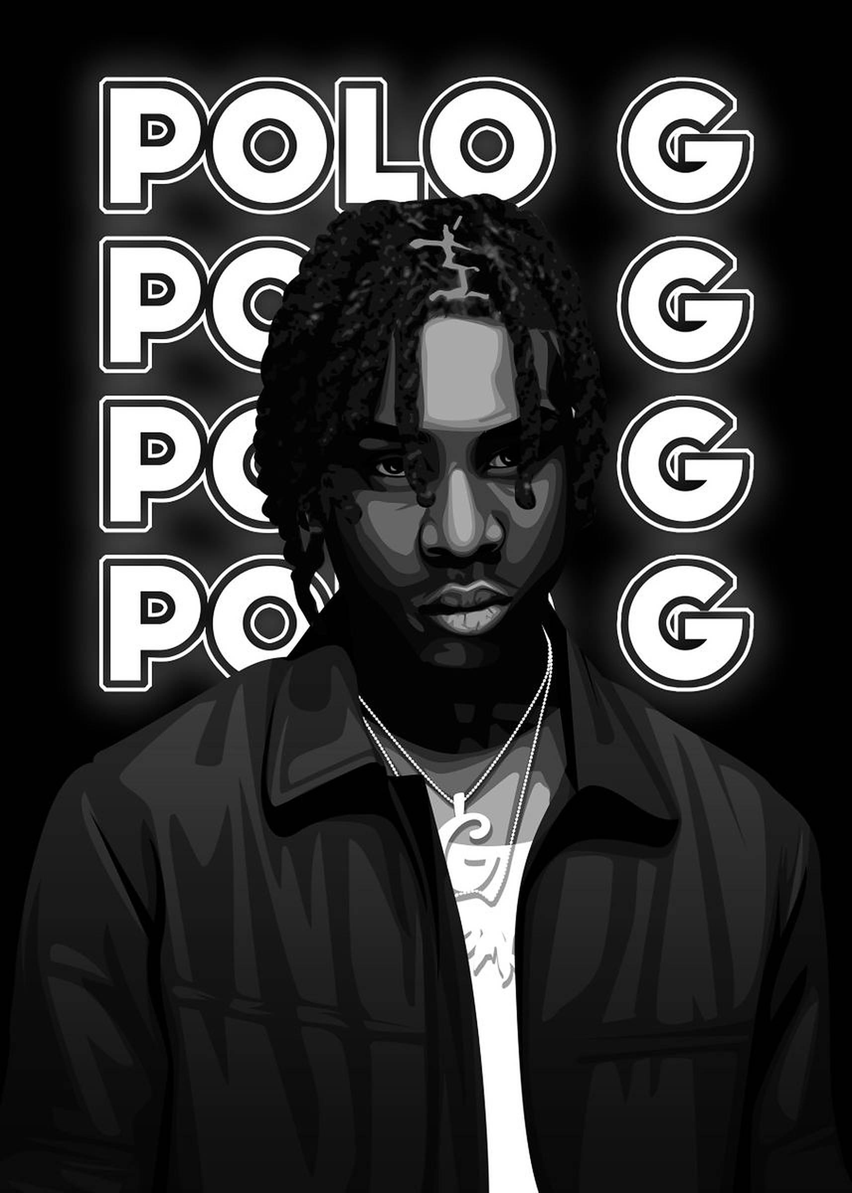 Polo G, dreadlocks, jacket, Full HD Phone Wallpaper