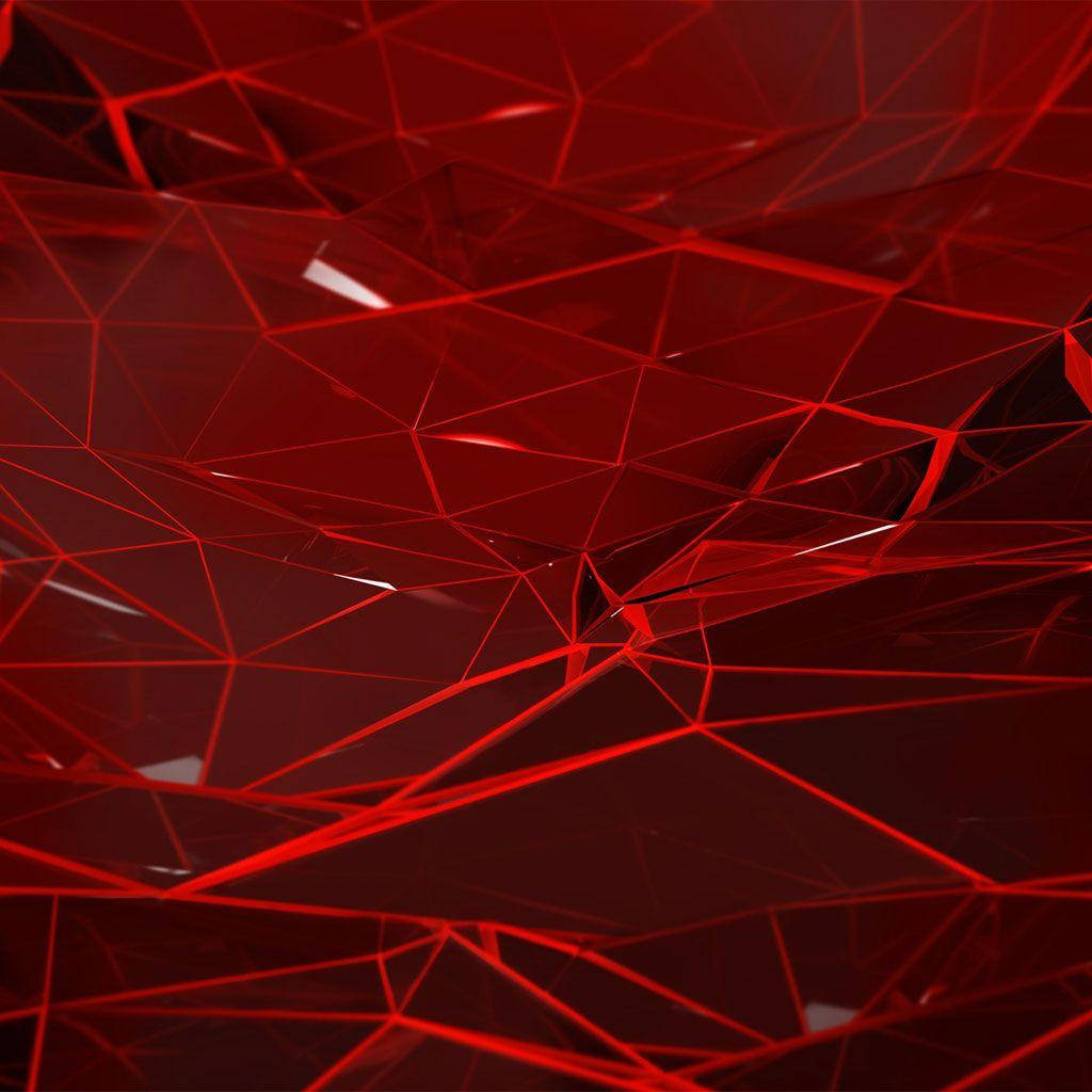 red polygon art, galaxy table, glossy red, SD Desktop Wallpaper