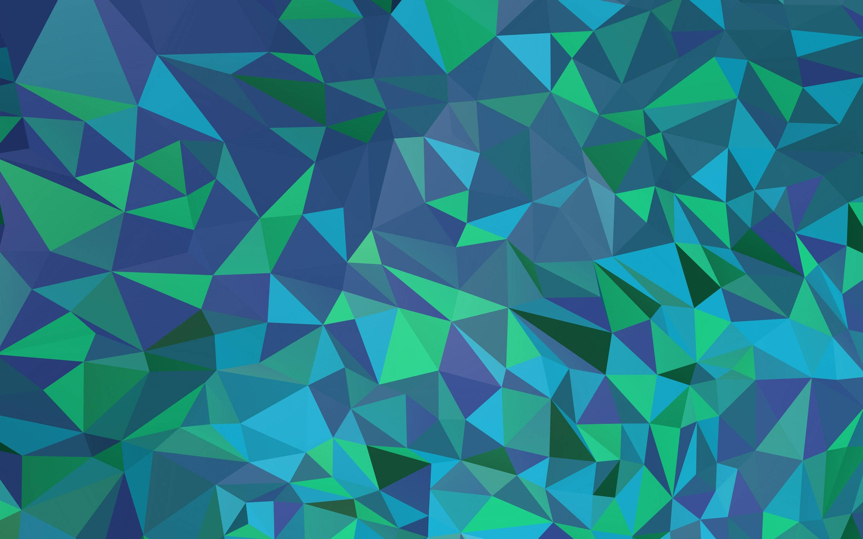 teal, blue, interlocking triangles, 2K Desktop Wallpaper