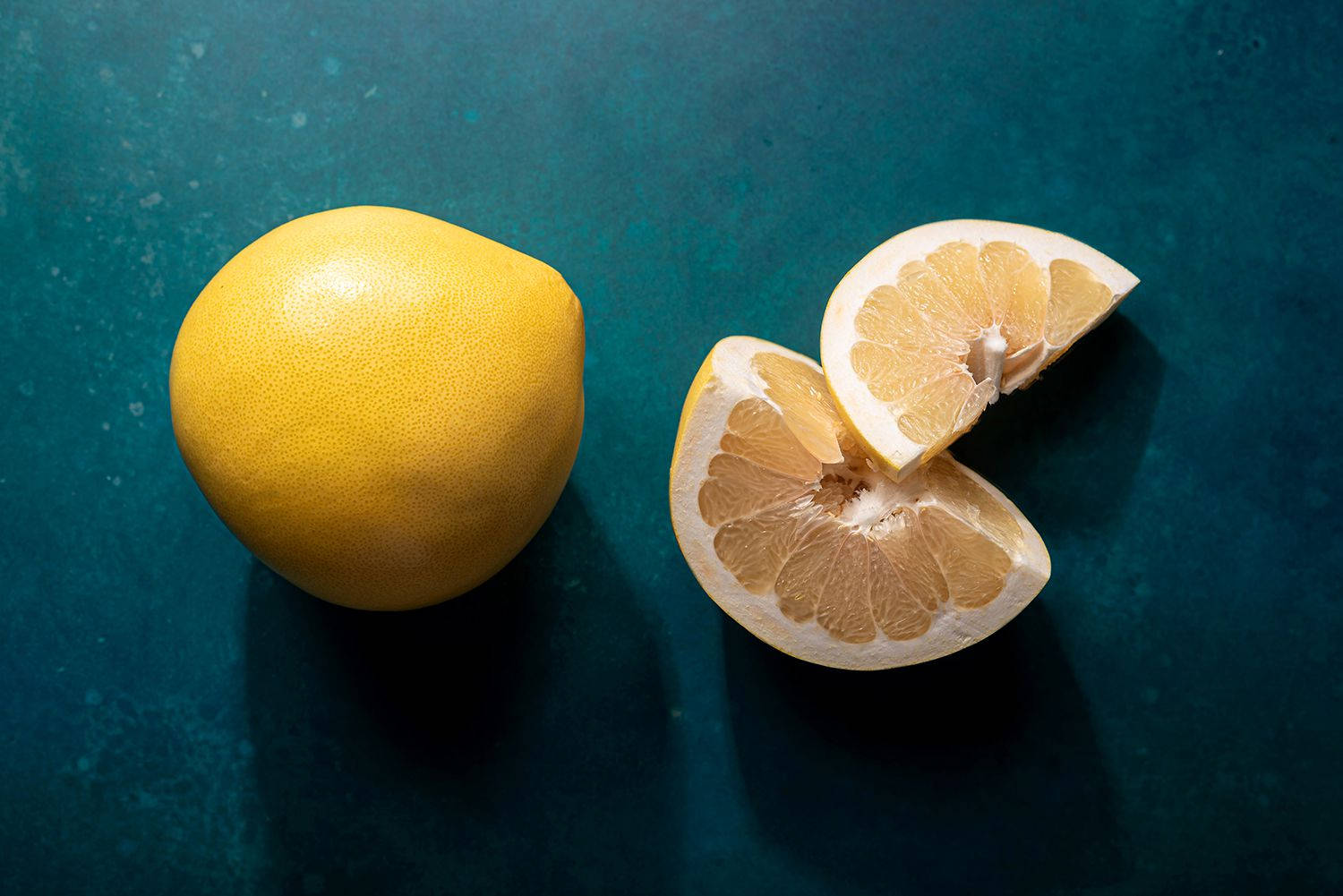 Pomelo, yellow, juicy slices, HD Desktop Wallpaper