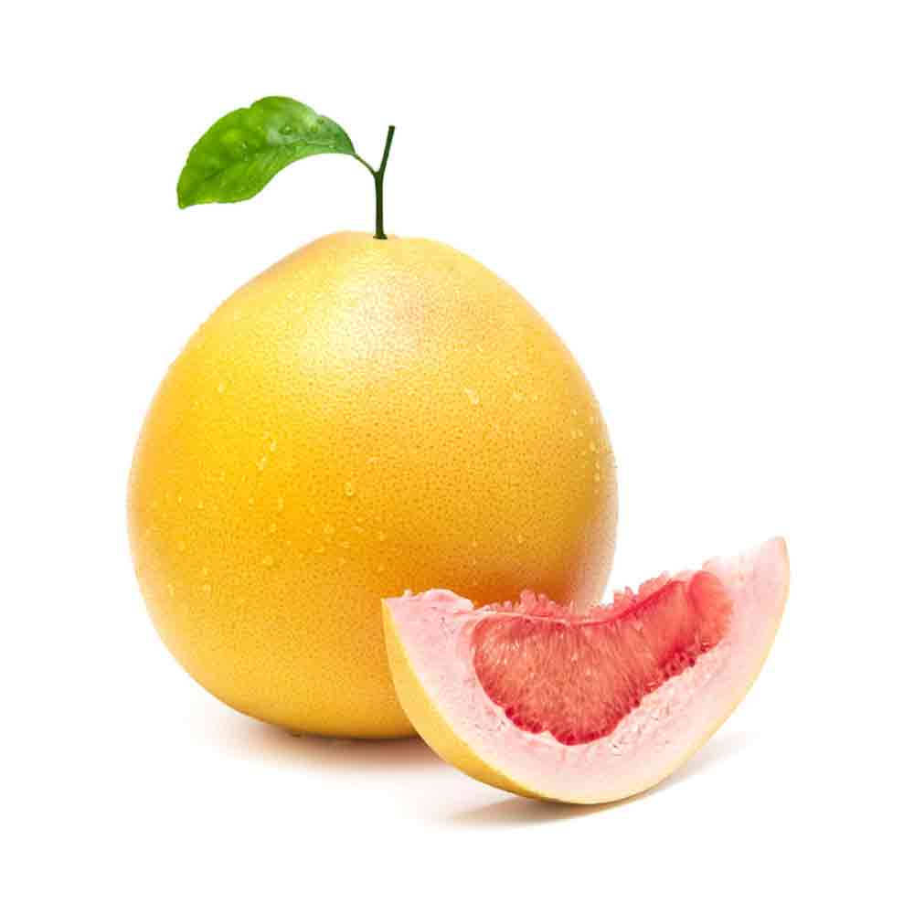 red pomelo citrus, yellow pomelo, green leaf, SD Desktop Wallpaper
