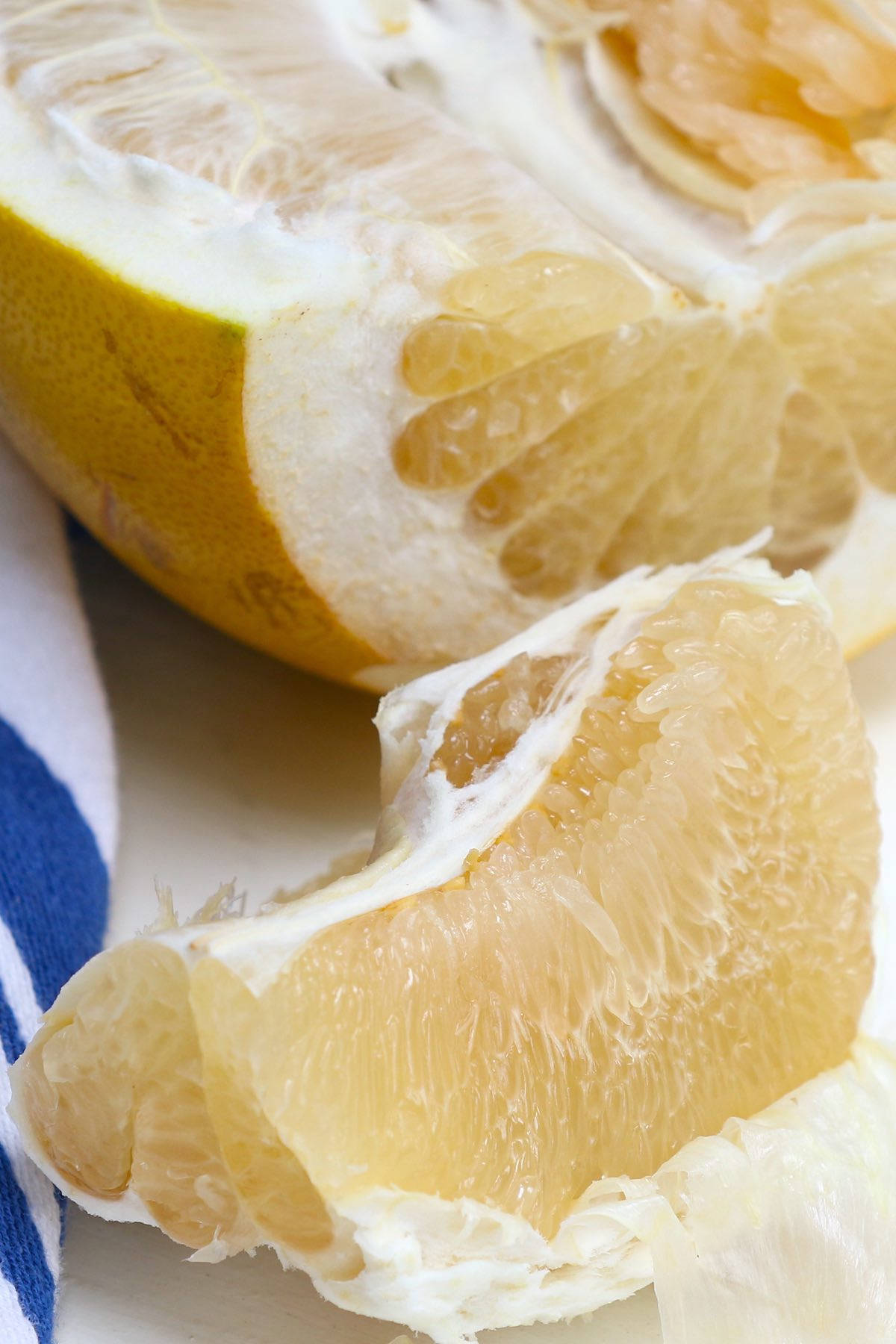 pomelo, pale yellow, white pith, HD Phone Wallpaper