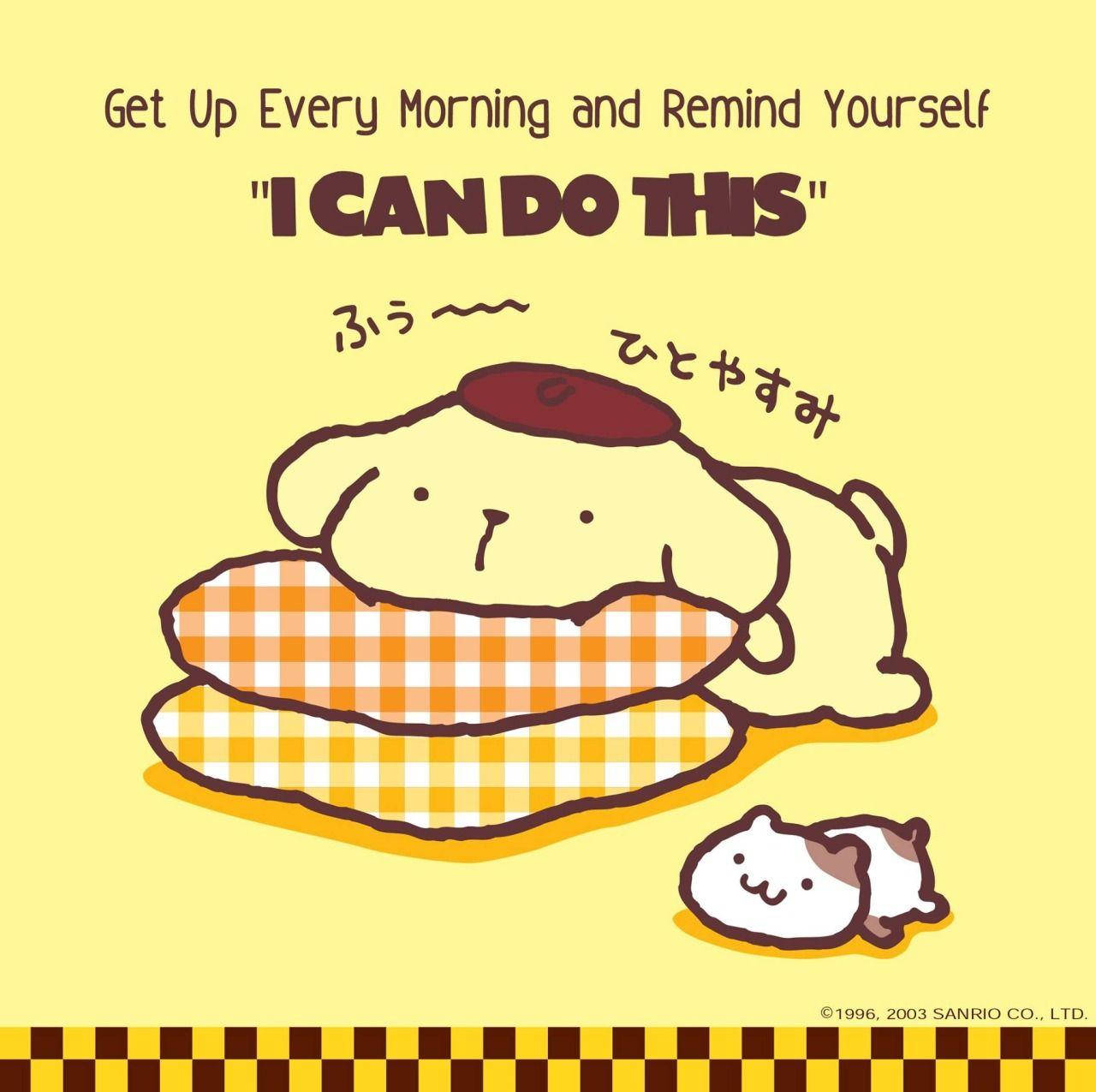 Pompompurin, yellow cartoon dog, beret, HD Desktop Wallpaper