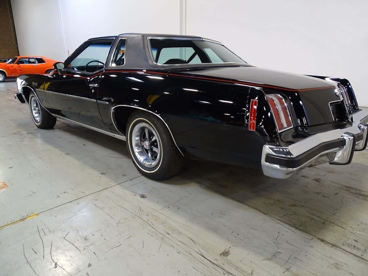 Pontiac Grand Prix, glossy black, chrome trim, HD Desktop Wallpaper