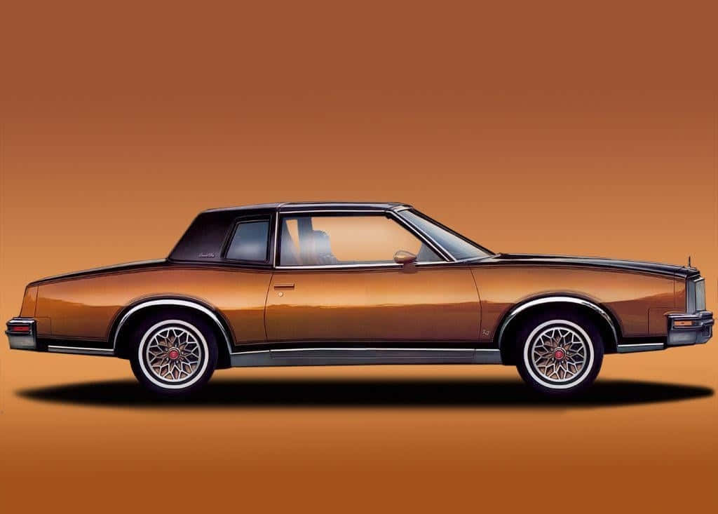 Pontiac Grand Prix, bronze, black trim, SD Desktop Wallpaper