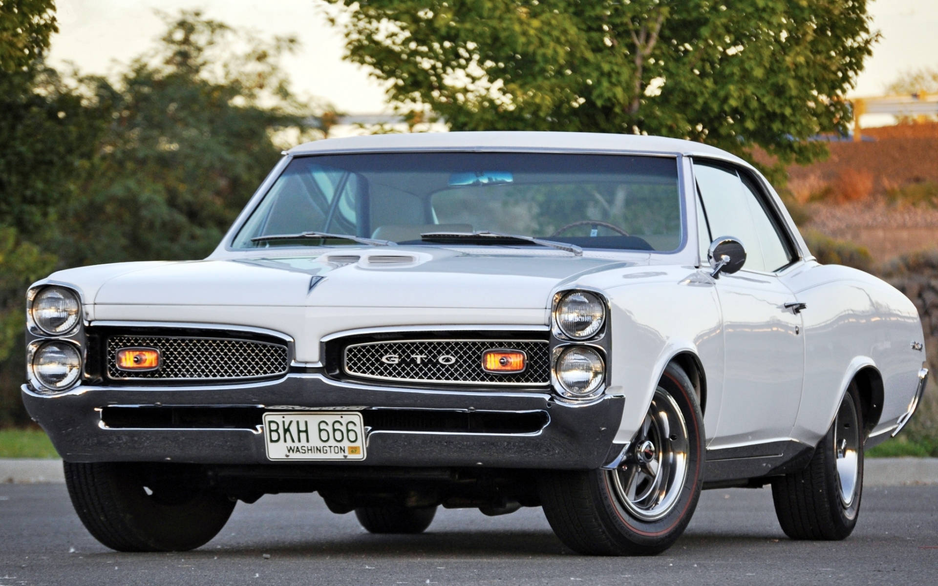 1967, manual, Pontiac GTO, Full HD Desktop Wallpaper