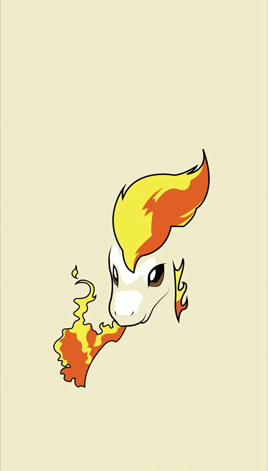 Ponyta, fiery mane, fiery tail, Full HD Phone Wallpaper