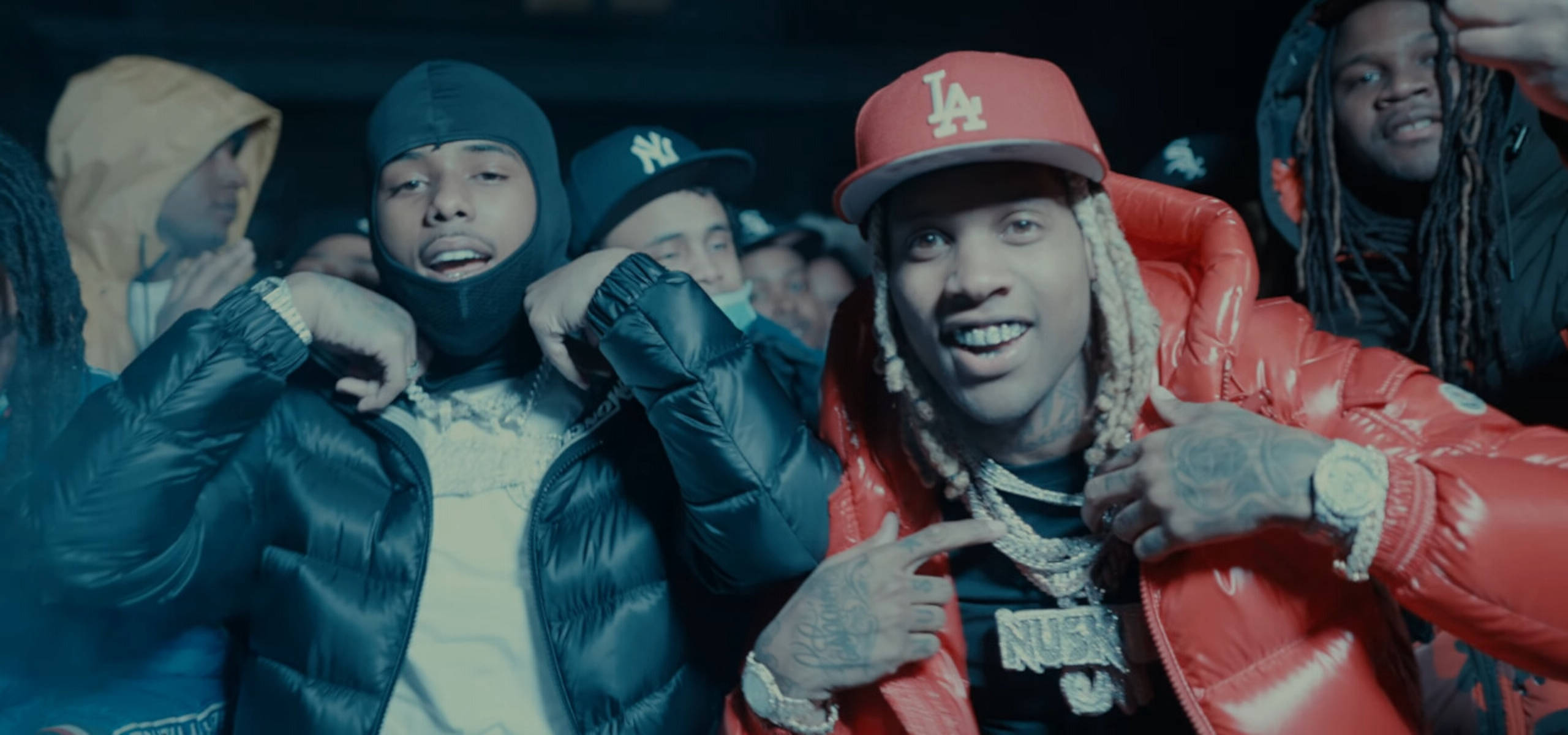 Pooh Shiesty, puffy jackets, tattoos, 2K Desktop Wallpaper