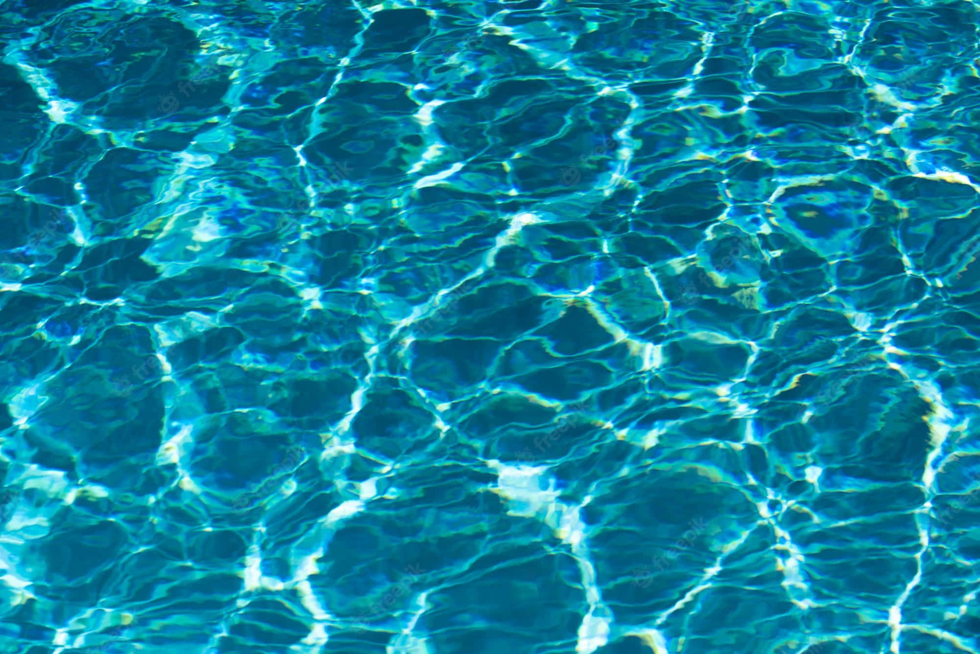 glaring blue pool water, vibrant turquoise swimming pool, sunlight, Full HD Desktop Wallpaper