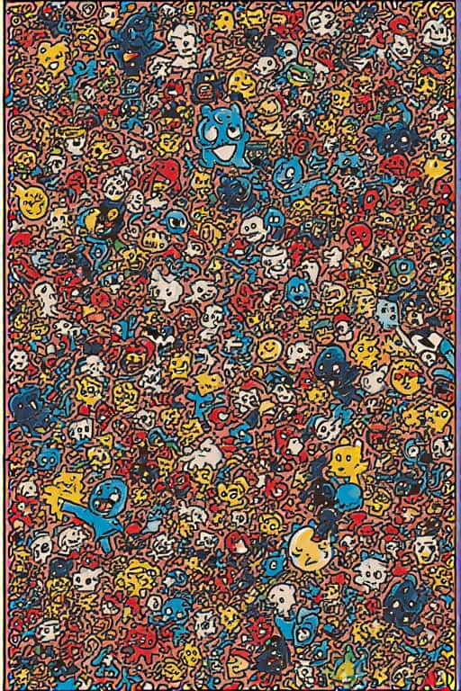 Cartoon Pop Art, red, blue, SD Phone Wallpaper