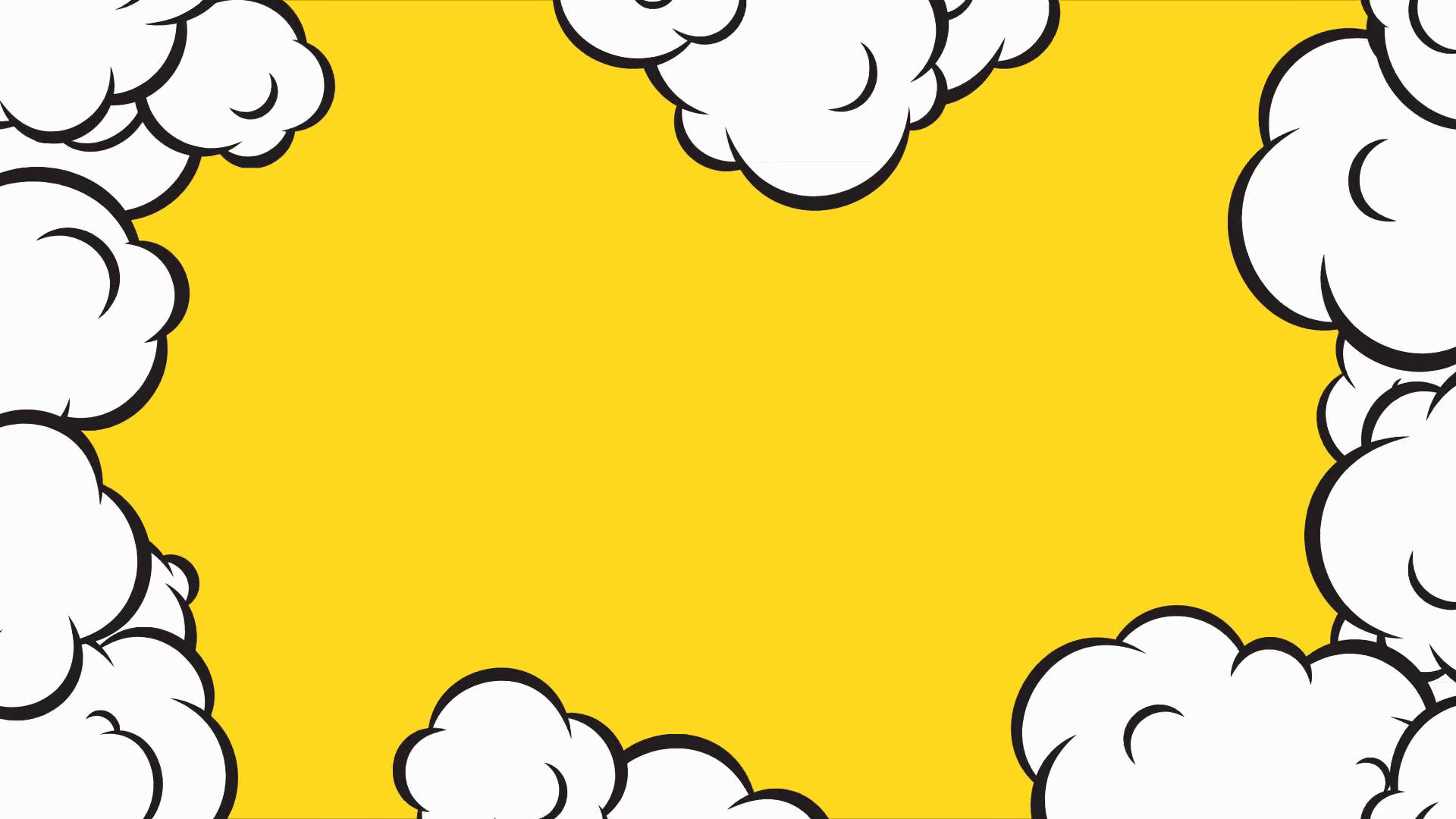 Clouds, Bubble, Pop Art, Full HD Desktop Wallpaper
