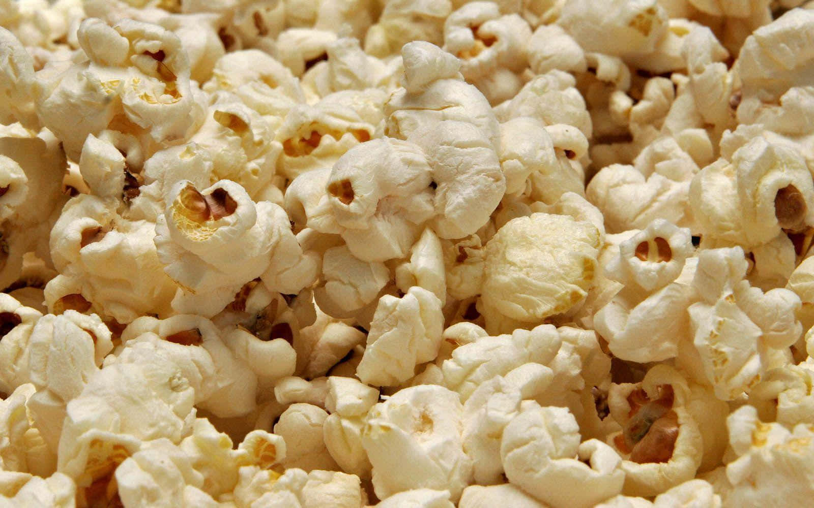 popcorn, fluffy white, golden-brown centers, HD Desktop Wallpaper