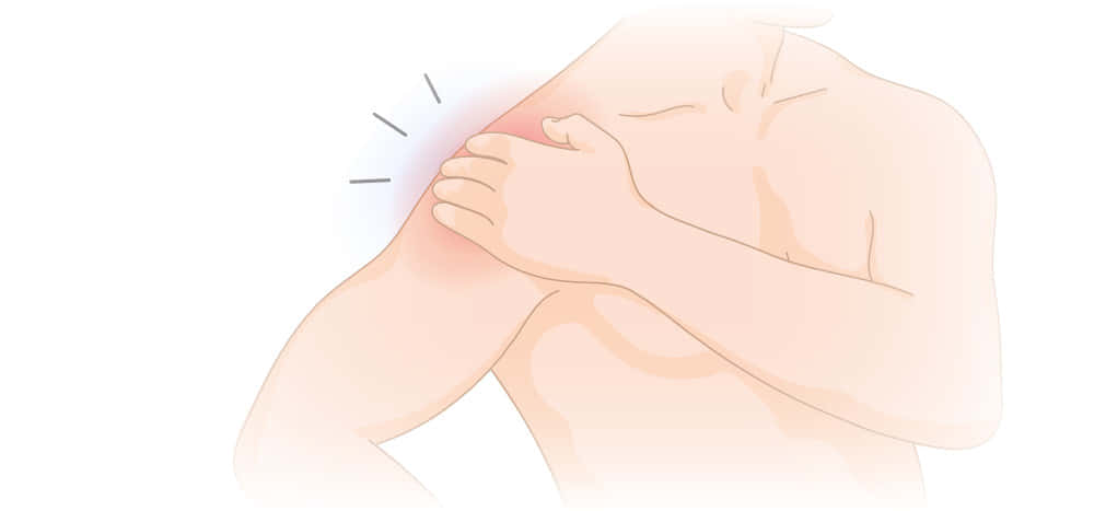 Popping Shoulder Illustration, glowing red spot, shoulder, SD Desktop Wallpaper