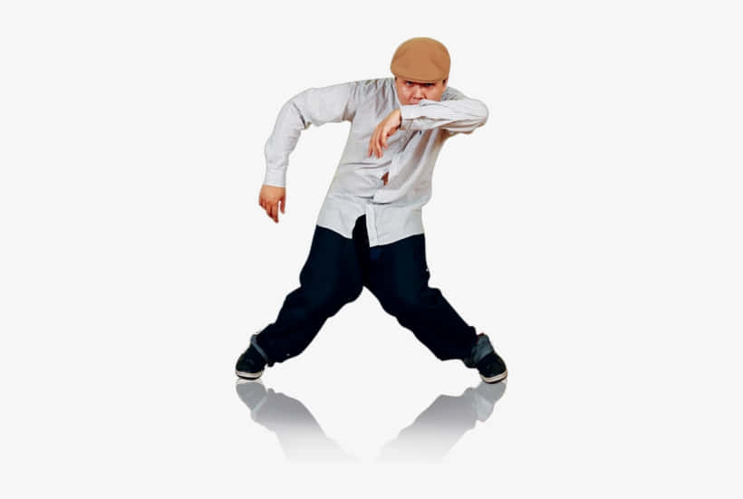 Popping Man, beige cap, gray shirt, SD Desktop Wallpaper