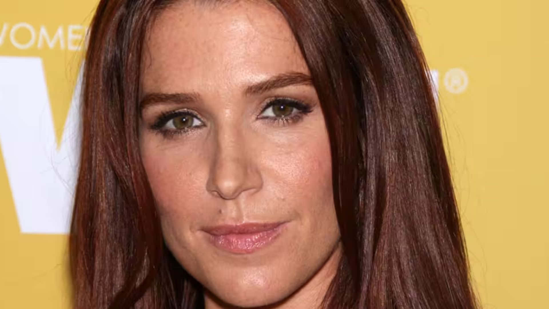 Poppy Montgomery, brown hair, green eyes, Full HD Desktop Wallpaper