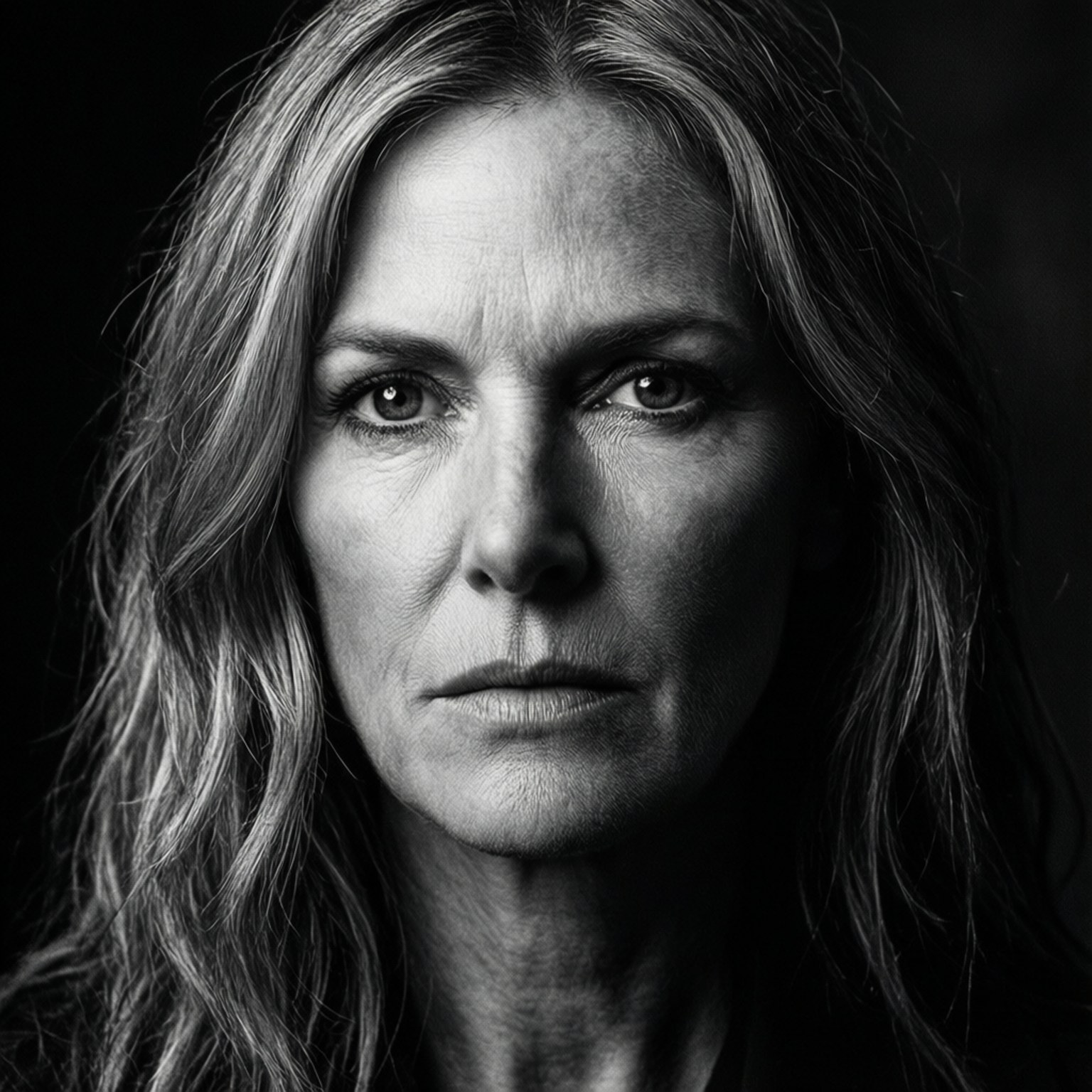 Poppy Montgomery, film noir style, black and white portrait, HD Desktop Wallpaper