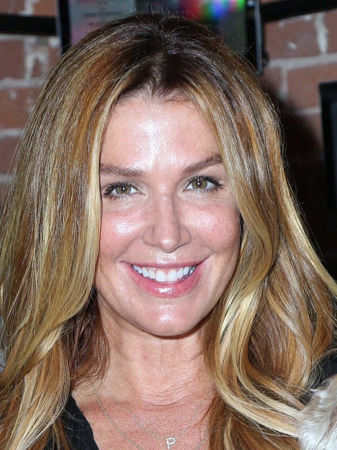 Poppy Montgomery, long wavy blonde hair, necklace, HD Phone Wallpaper