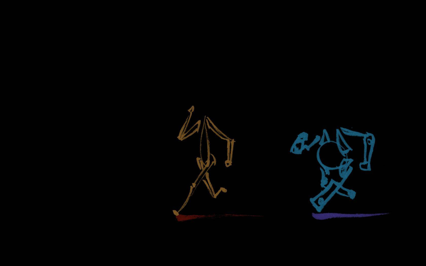 Portal 2, dual-screen, gold, HD Desktop Wallpaper