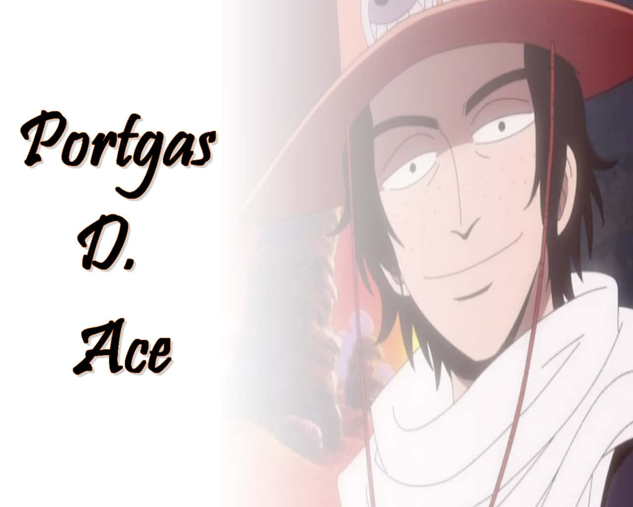Portgas D Ace, red hat, white coat, HD Desktop Wallpaper