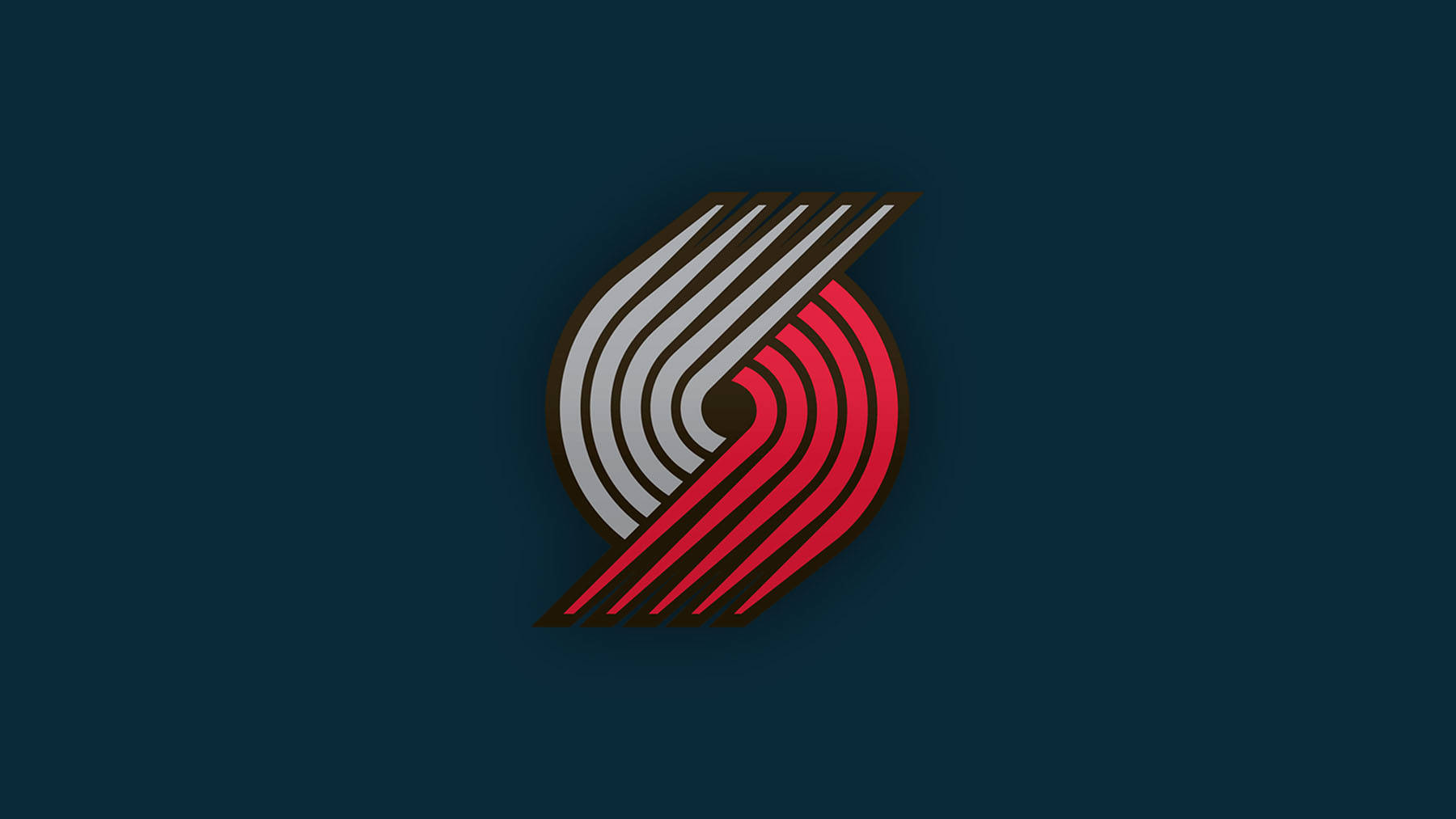 Portland Trail Blazers, red, silver, HD Desktop Wallpaper
