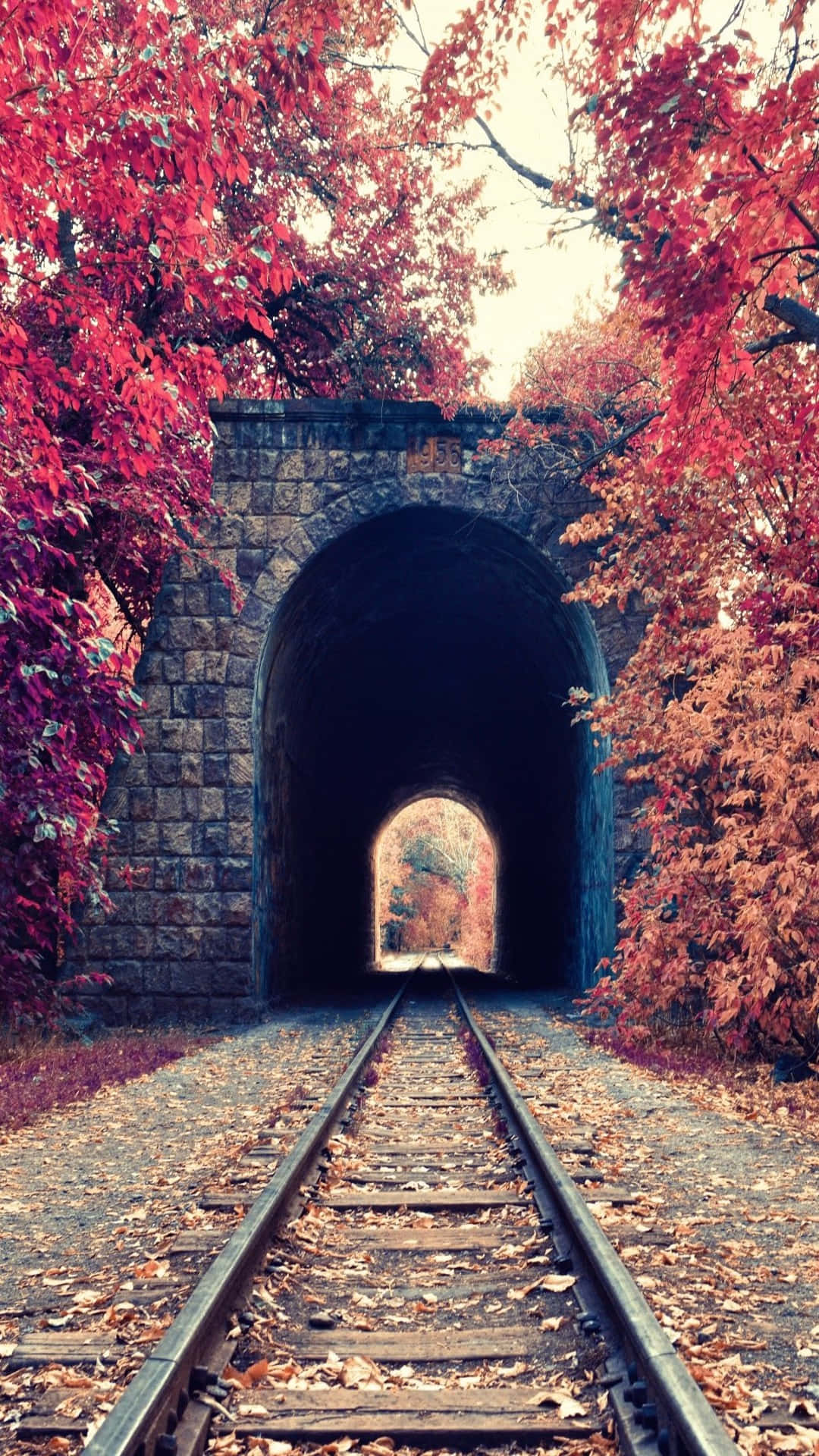 Portrait Mode, 1080 x 1920, railroad tracks, Full HD Phone Wallpaper