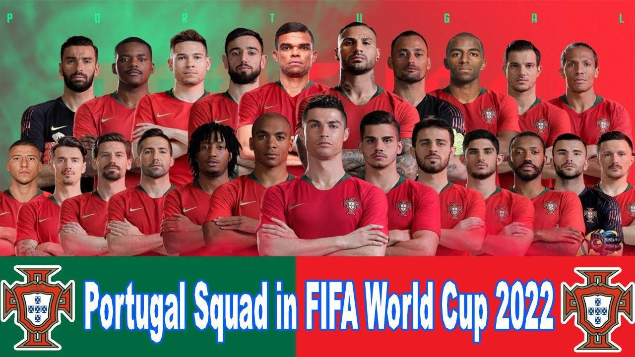Portugal National Football Team, 2022 FIFA World Cup, red jerseys, HD Desktop Wallpaper
