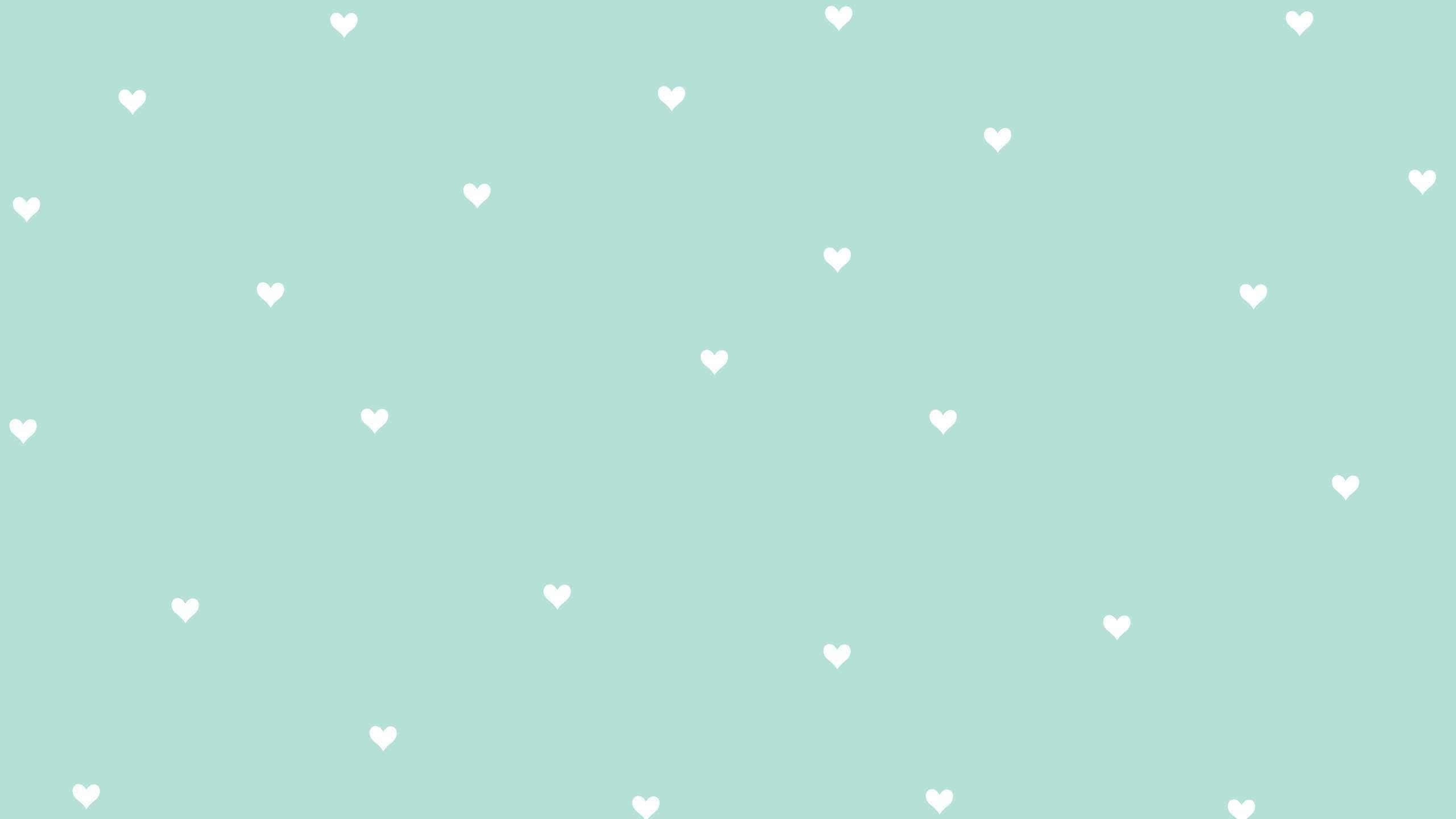 green desktop, 2560 x 1440, soft mint green, 2K Desktop Wallpaper
