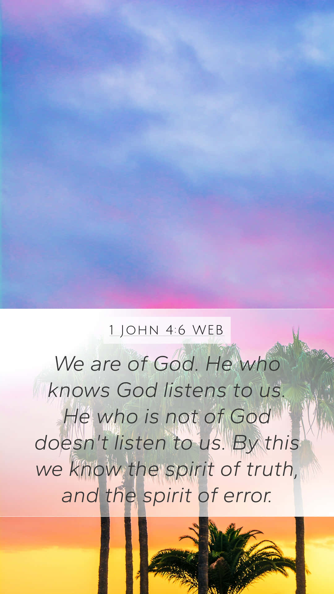 1 John 4:6, spirit of truth, spirit of error, Full HD Phone Wallpaper