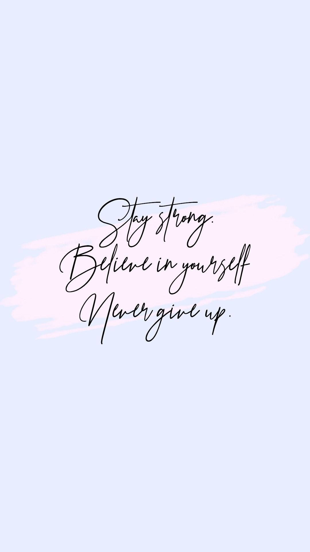 pastel background, elegant black cursive text, resilience, Full HD Phone Wallpaper
