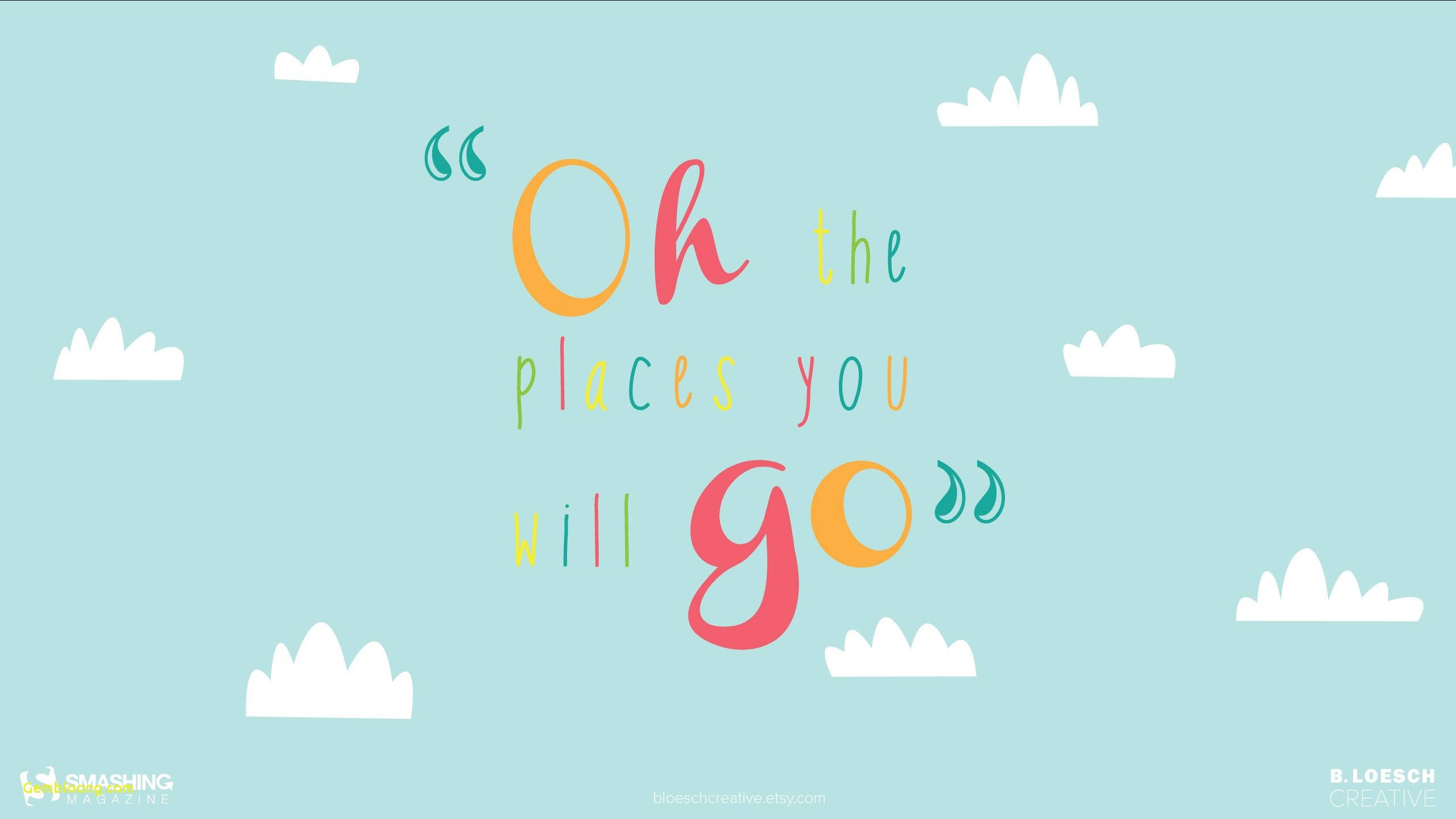 pastel blue sky, white clouds, colorful playful quote, 2K Desktop Wallpaper