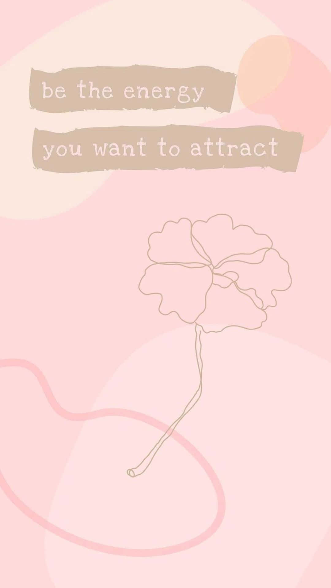 pastel pink, four-leaf clover, delicate line drawing, Full HD Phone Wallpaper