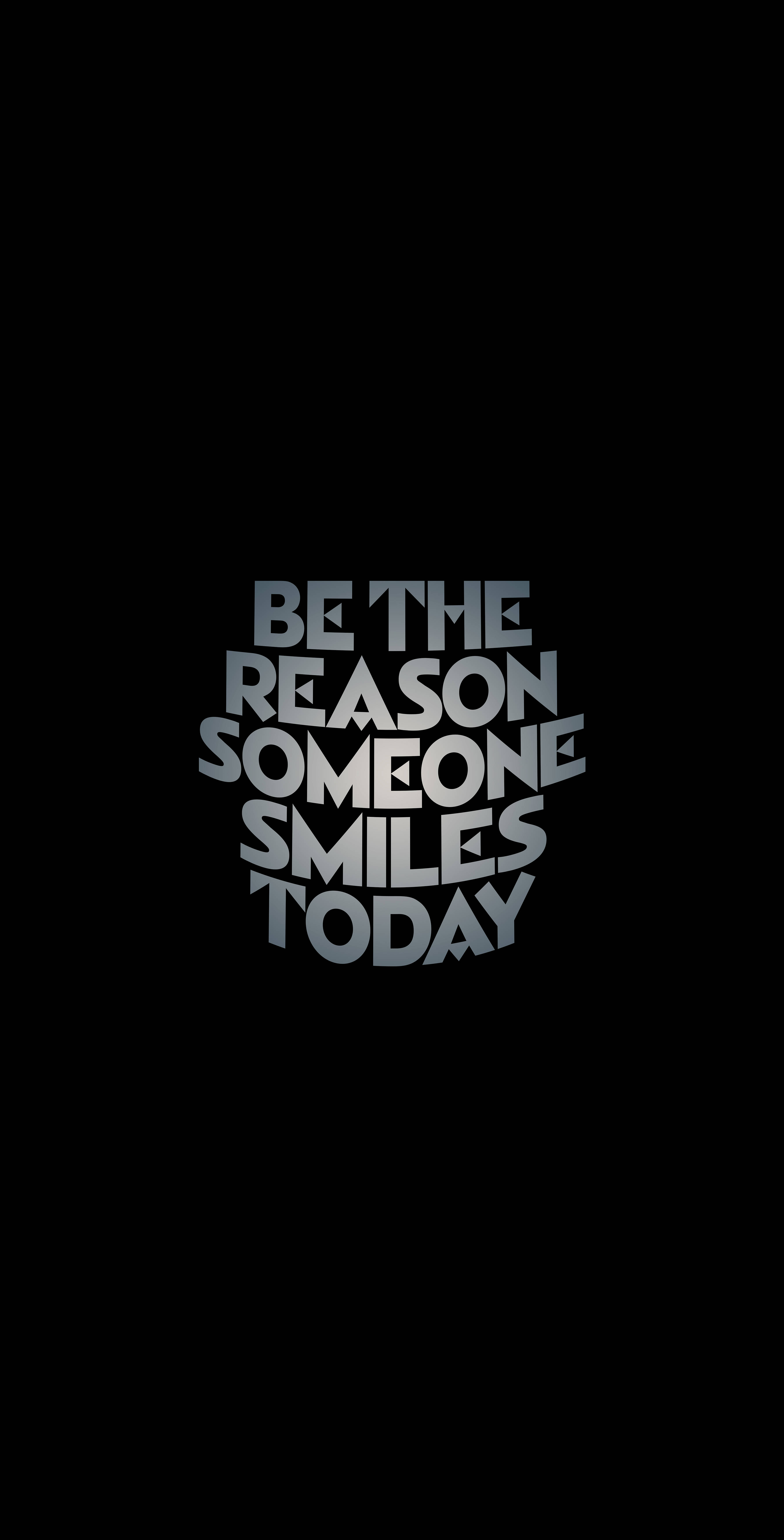 positive message, gray, smile shape, 5K Phone Wallpaper