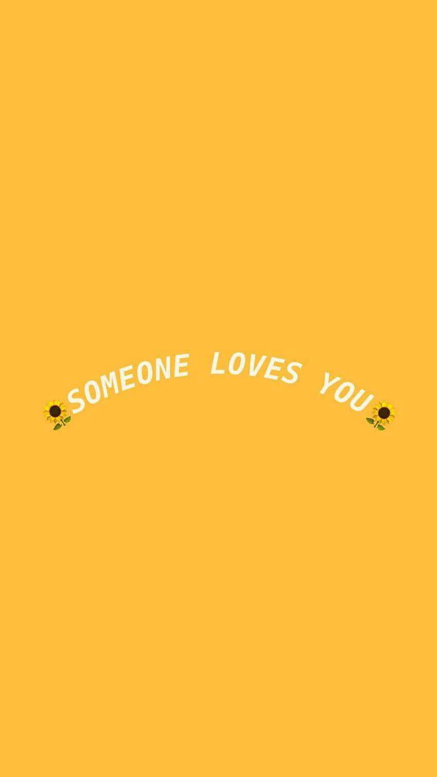 positivity aesthetic, bright yellow background, white text, HD Phone Wallpaper