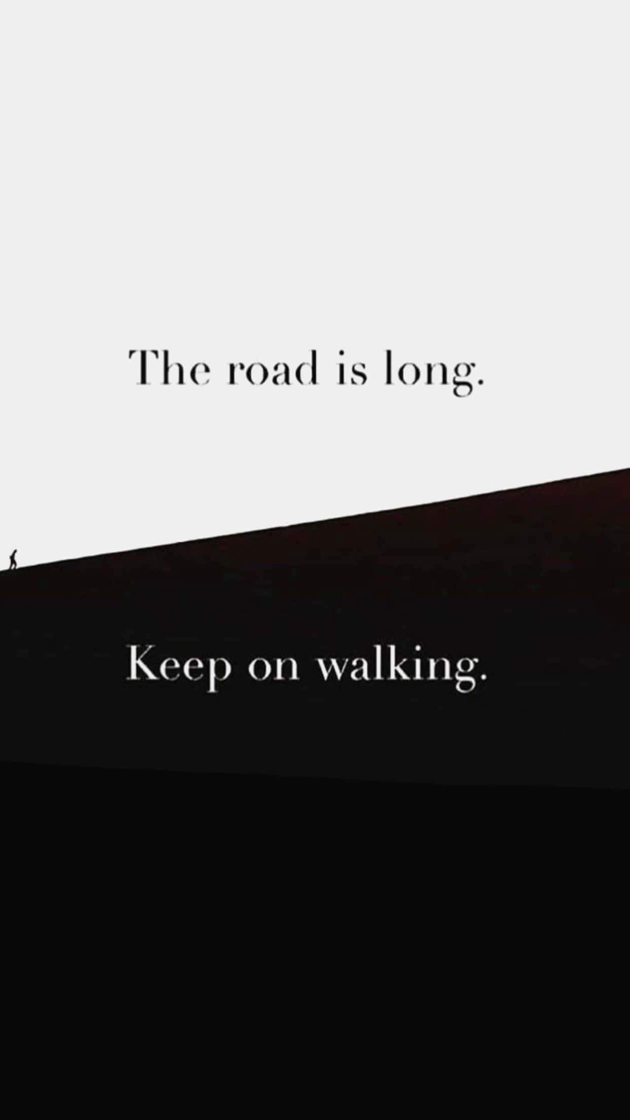 Positivity Aesthetic, stark black road, vast white sky, Full HD Phone Wallpaper